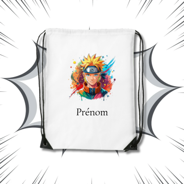 Sac Cordon Naruto Prénom