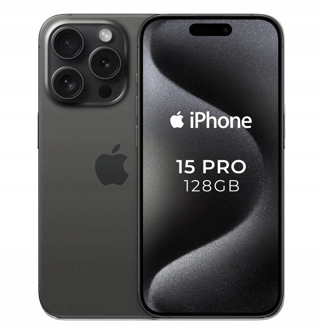 iPhone 15 Pro 128GB černý titan