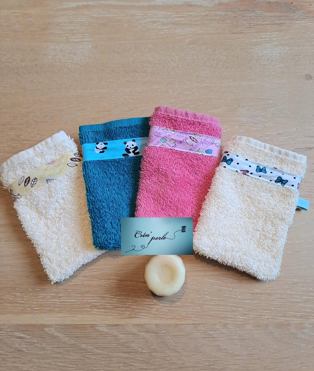 Gant  de toilette enfant 2-6ans