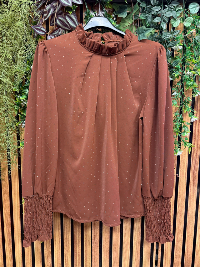 Blouse Lela choco