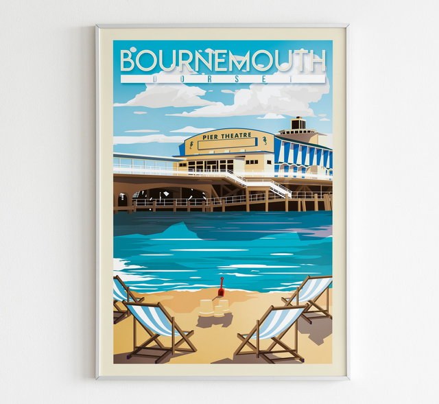Bournemouth Wall Art Print