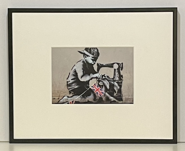 Banksy 10 - gerahmt 