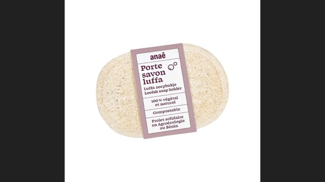 Porte savon luffa