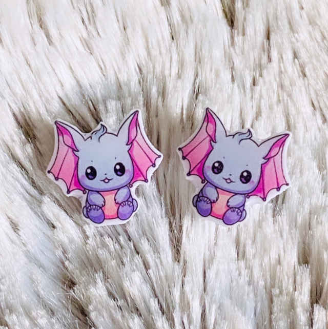 Boucles d’oreilles Blue Bat