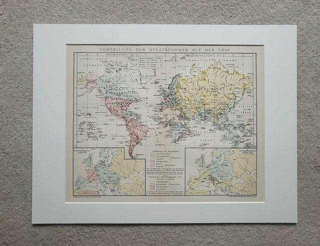 World - Forms of Government (in German)