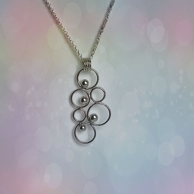 Silver Circles Pendant