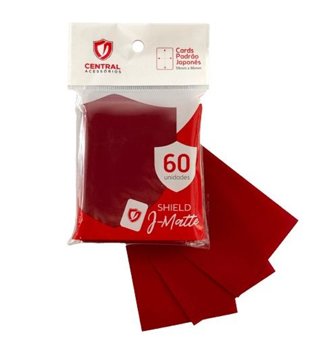Central Shield (Sleeve) - Japonês Matte - 60 Unidade