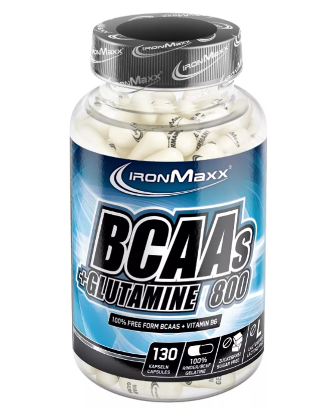 BCAA + Glutamin 800 130 kapszula - IronMaxx®