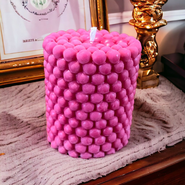 Bougie Bulle de savon - Parfum Rose ancienne  - 170g    