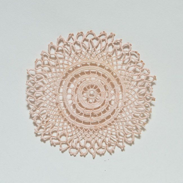 Mandala rose poudre