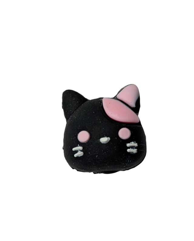 Black and Pink Cat Head Topper 