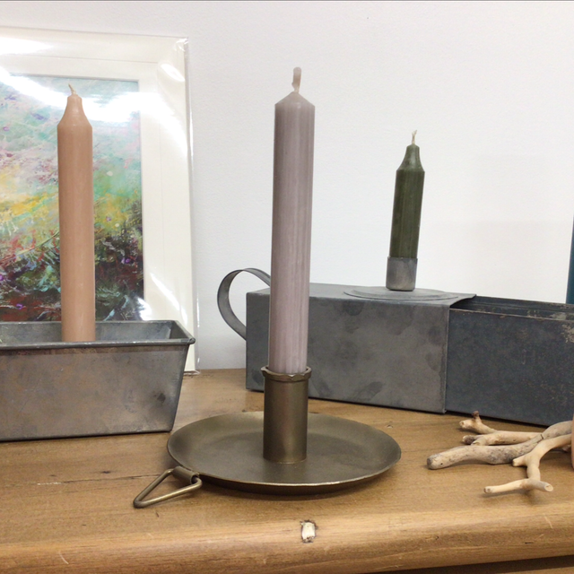 Brass Dinner Candle Holder