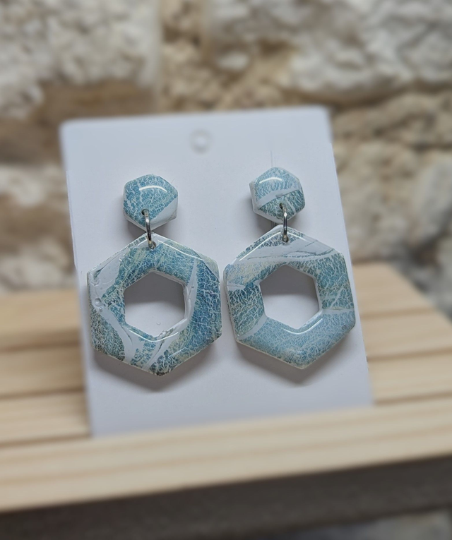 Boucles d'oreilles Océan