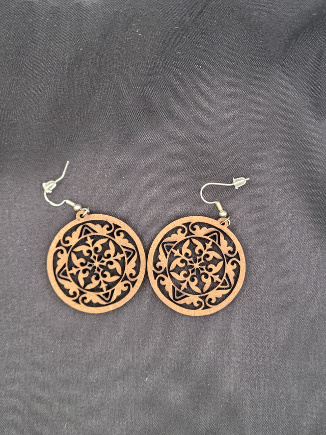 Boucles d'Oreilles Arabesque Ronde