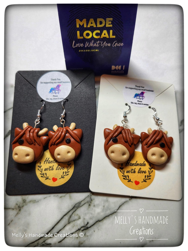 Highland Cow Earrings