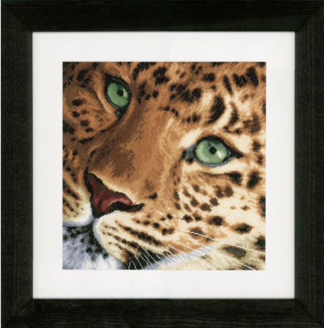 King of the Jungle cross stitch kit by Lanarte