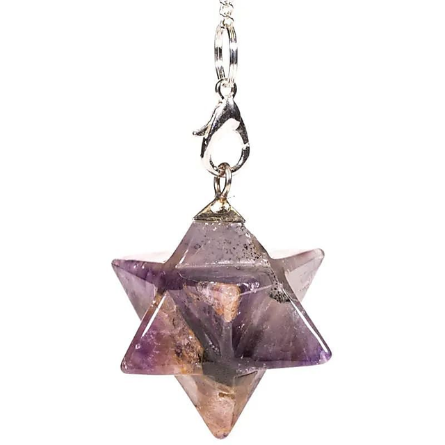 Merkaba Améthyste 8 pointes 16 gr