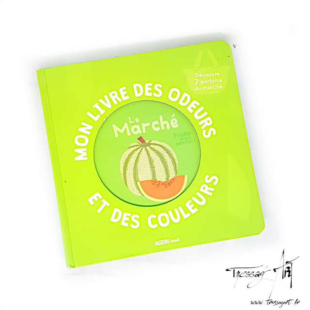 LIVRE OCCASION - LIVRE DES ODEURS ET DES COULEURS LE MARCHE - LO043