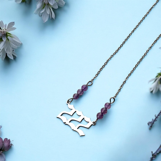 Naszyjnik 222 srebrny