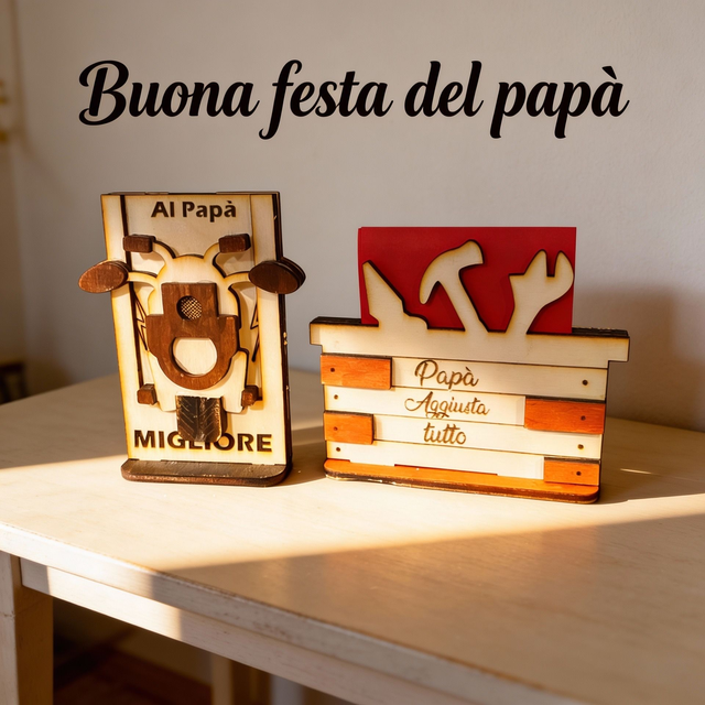 Porta bigliettino con dedica