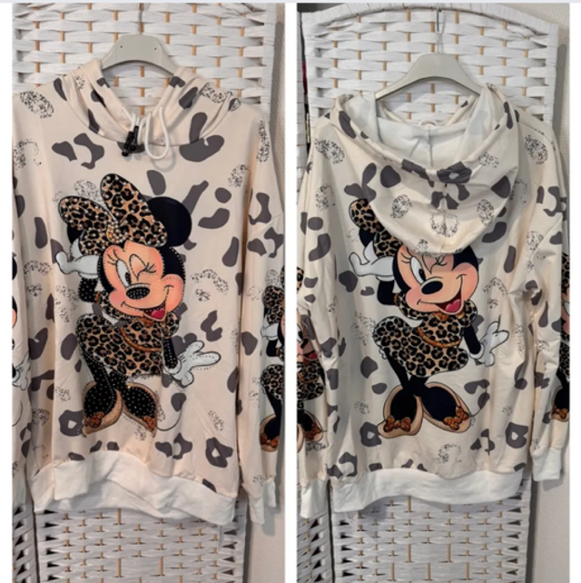 SHK3 Kapuzen-Shirt Leo-Minnie-Mouse AA ca.61 L ca.65