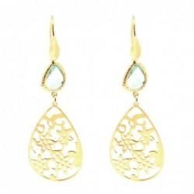 Orecchini donna in bronzo con cristalli 