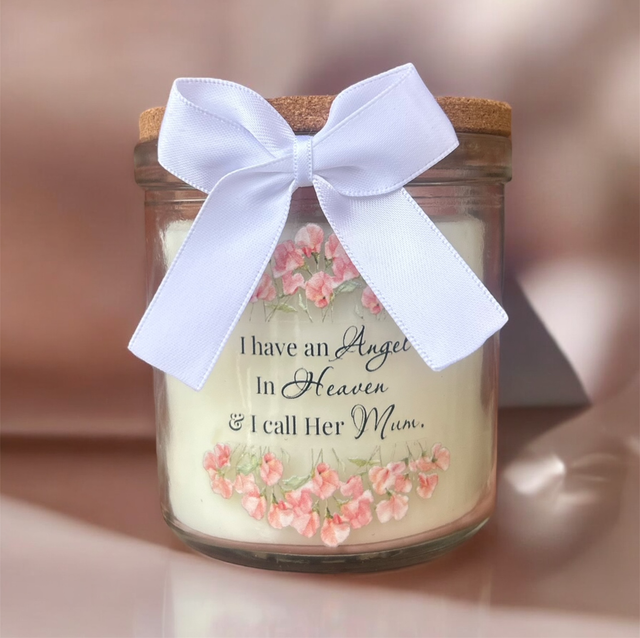 Angel in heaven candle 