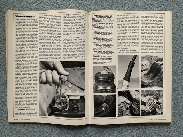 How to Tune Your Car, 6th Edition Manual 1982 Step by Step