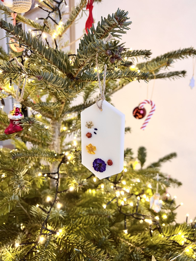 🎄 Suspension parfumée Pain d'épices - 2 en 1