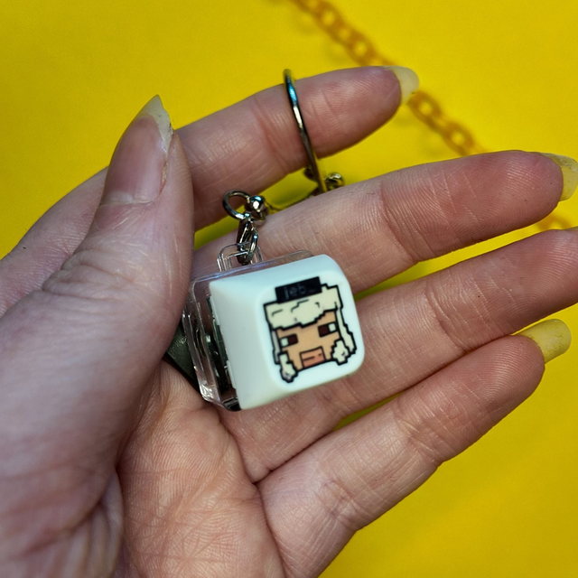 _jeb - Minecraft - Light Up - Keyboard Stim Keychain - [KSK-N-M-JEB]