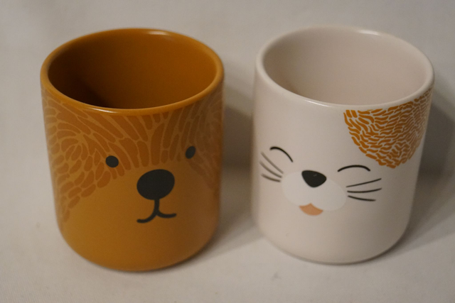 Espressotassenset "Hund und Katze"