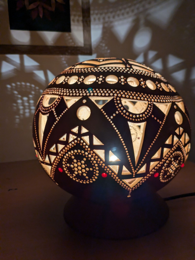 Calebasse lumineuse Isparta 