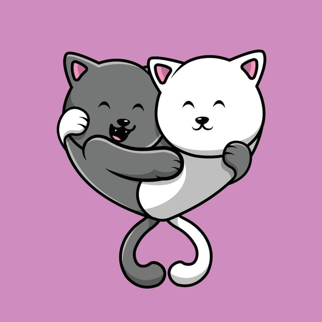 Porte-clé Chats à Partager 