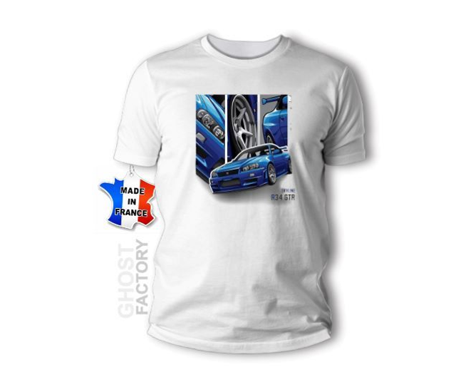 T-SHIRT NISSAN R34 JDM -1