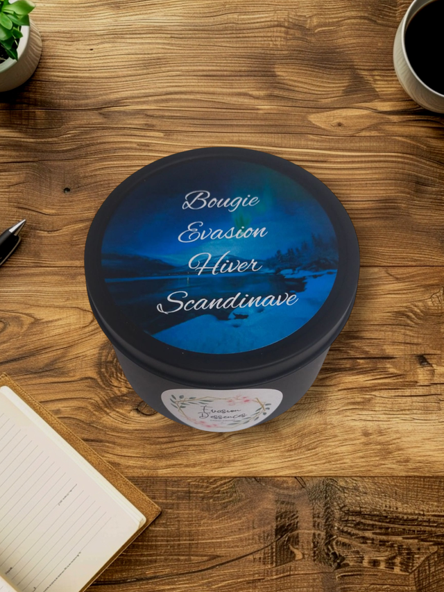 Bougie évasion Hiver Scandinave