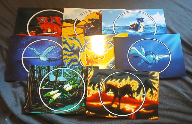 Pokemon Lots Carte postal