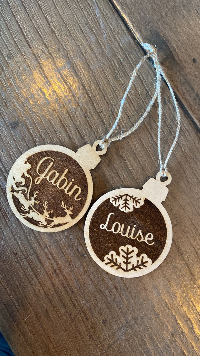 Boule de Noël Personnalisée