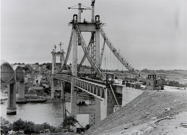Postcard- View from plymouth side 