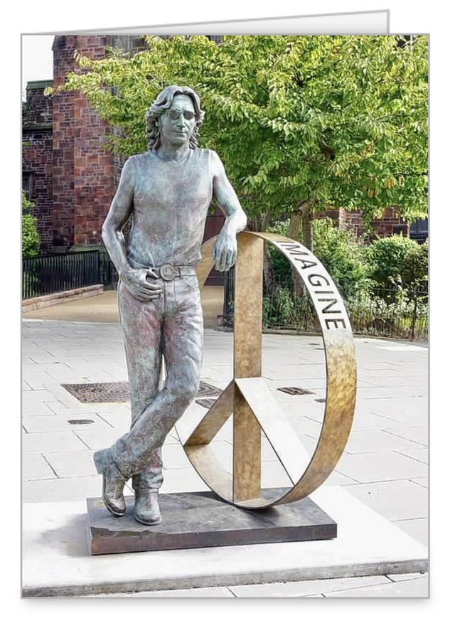 The Best Beatles variety pack of 5 luxury notecards (best value)