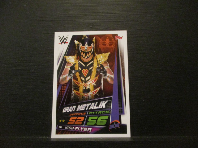 Gran Metalik - W 205 Live Slam Attax Universe Original Trading Card #151