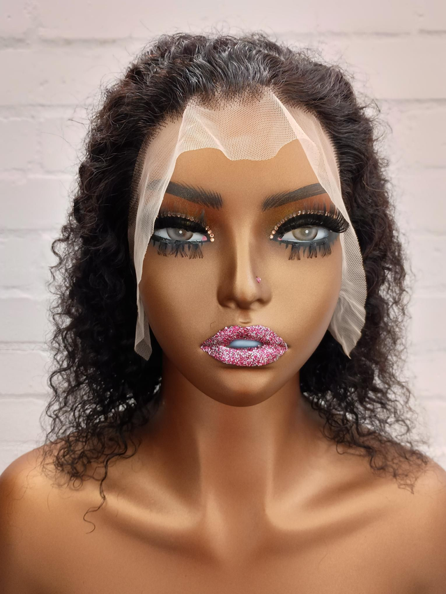 10" Water Curl Lace Wig – Pure, Natural &amp; Beautifully Defined 