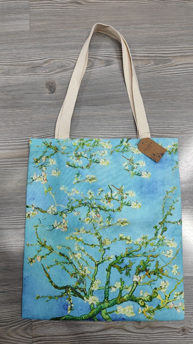 Borsa shopper tote Mandorlo di Van Gogh