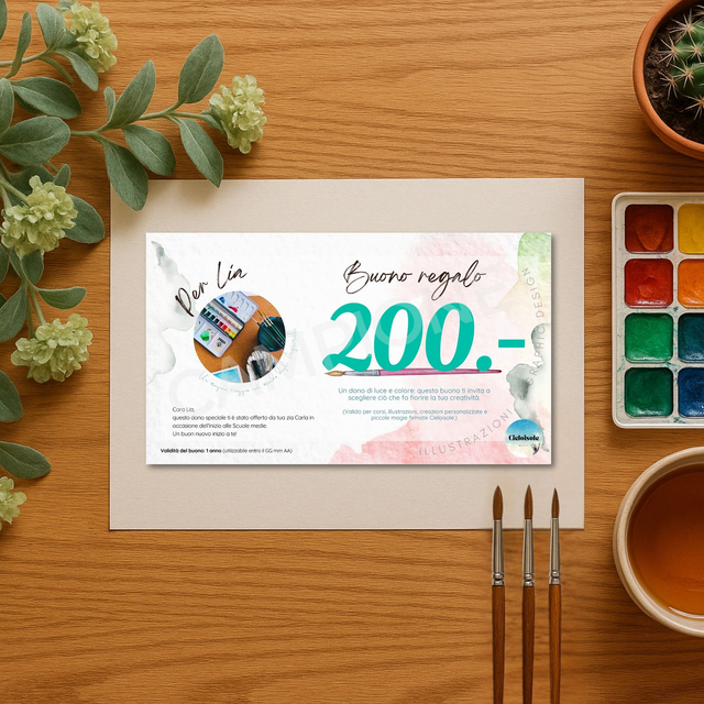 Buono Regalo 200.- Cieloisole