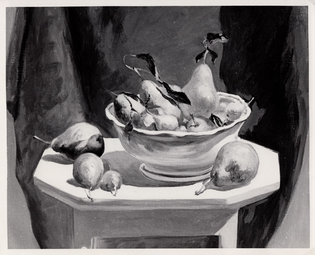 Still life of Pears, reproduction, c.1980