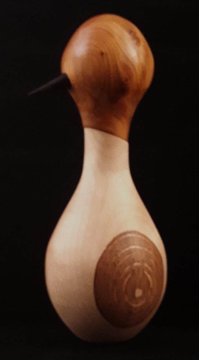 vogel, abstract - esdoorn en taxus