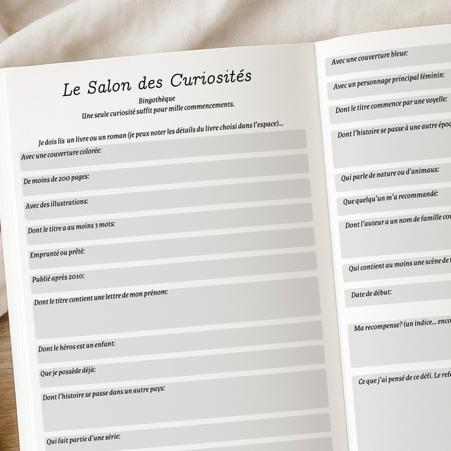 Journal de lecture 2 ans - Rouge