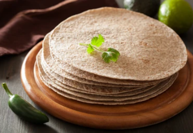 TORTILLA WRAP WHOLEMEAL 6PC x 25CM