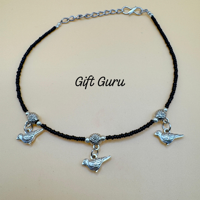 Oxidised anklet 