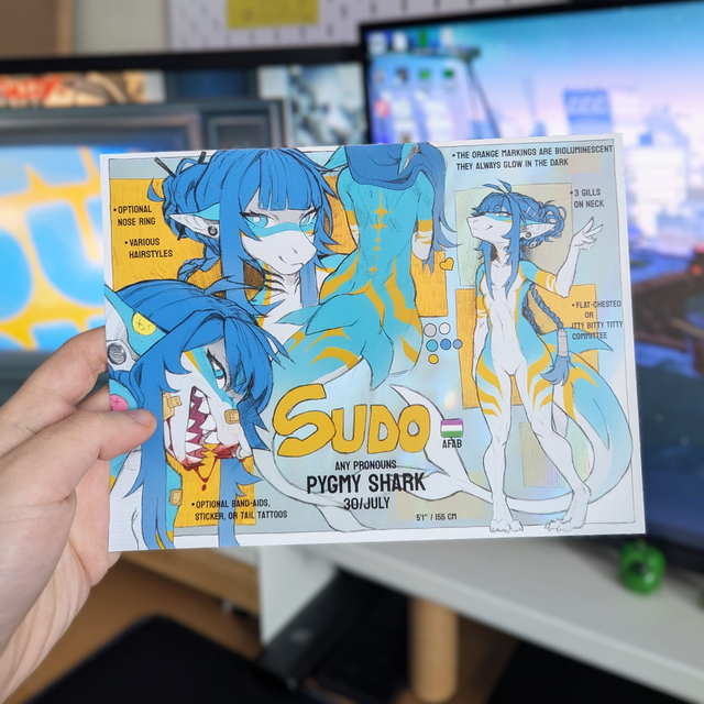 Sudo, "Reference Sheet" - Print