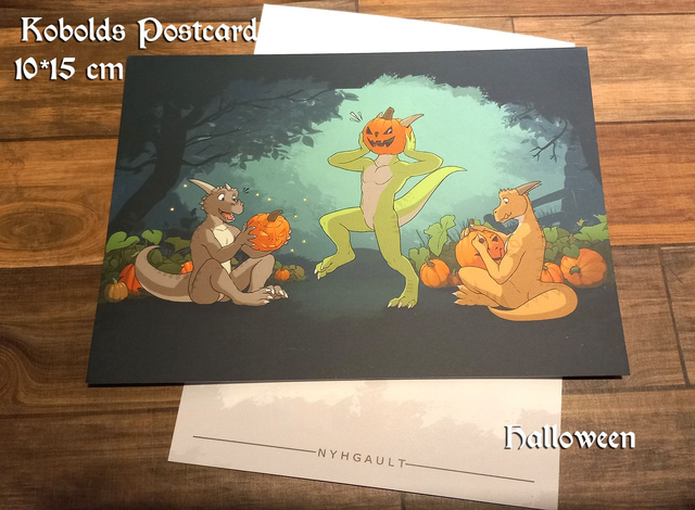 Carte Postale Kobolds Halloween